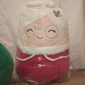 Festive Mrs. Claus Plush Pillow